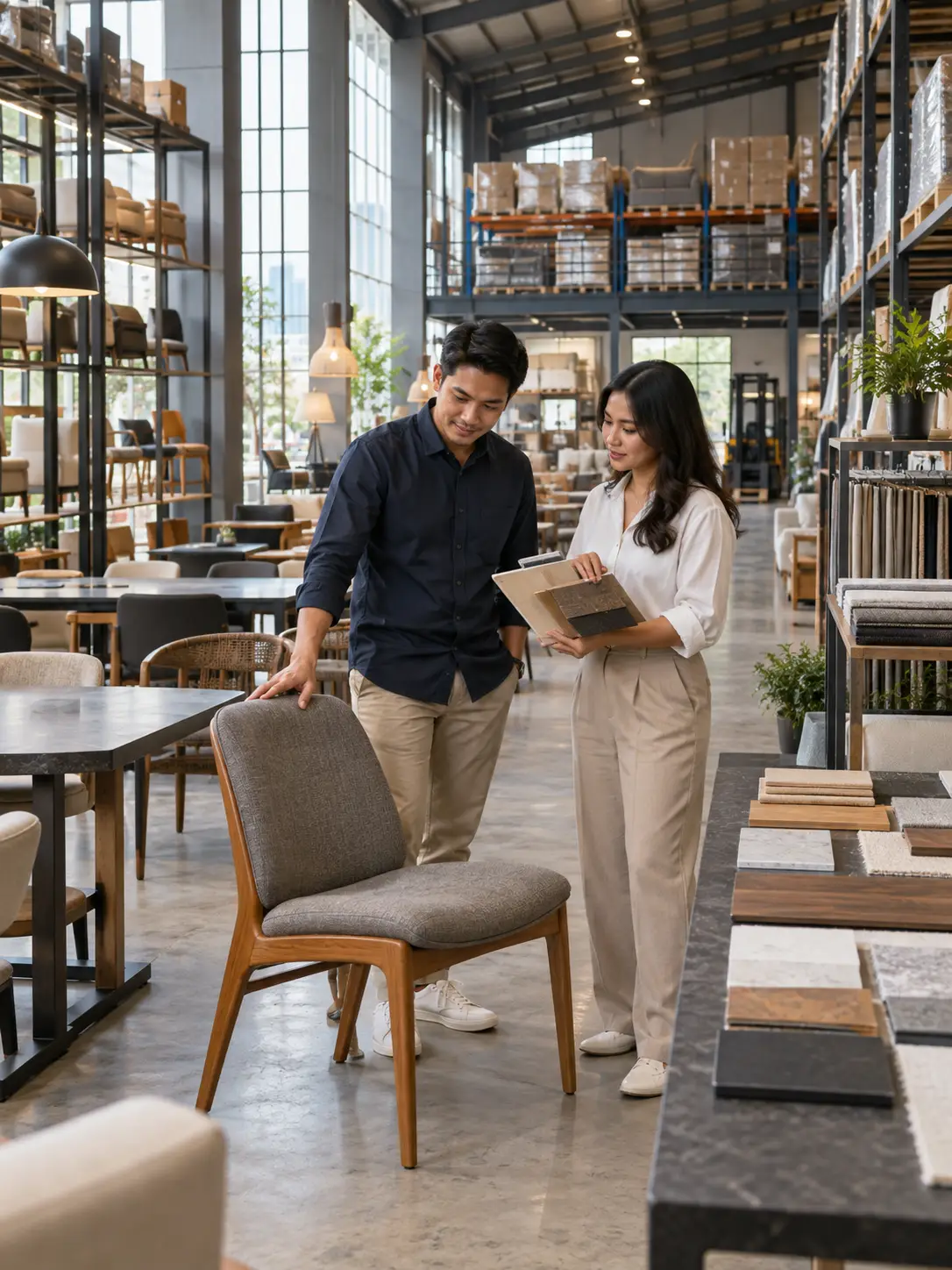 B2B furniture hub for projects and distribution needs