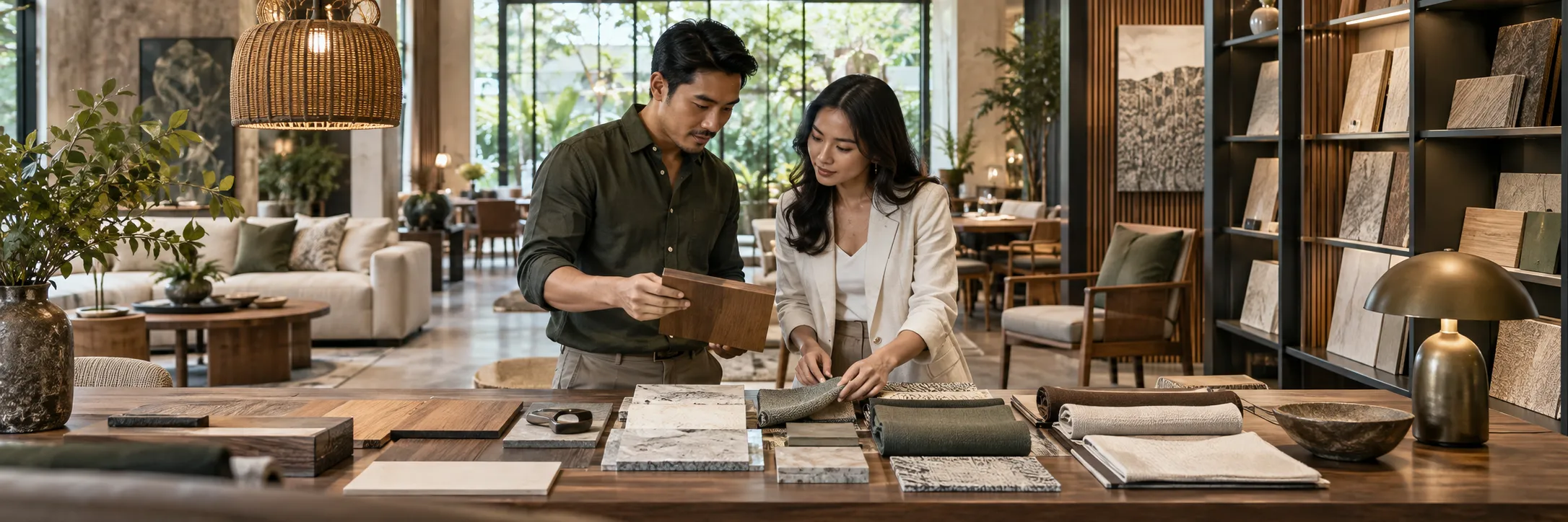 Selecting products and solutions for interior needs
