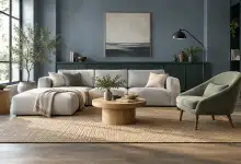 Modern living room with Serispacia furniture