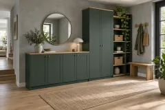 Tidy and functional modern storage cabinetry